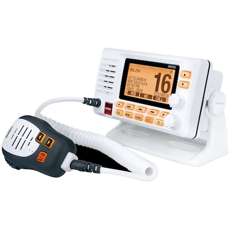 Uniden Fixed Mount Marine VHF Radio - White UM725